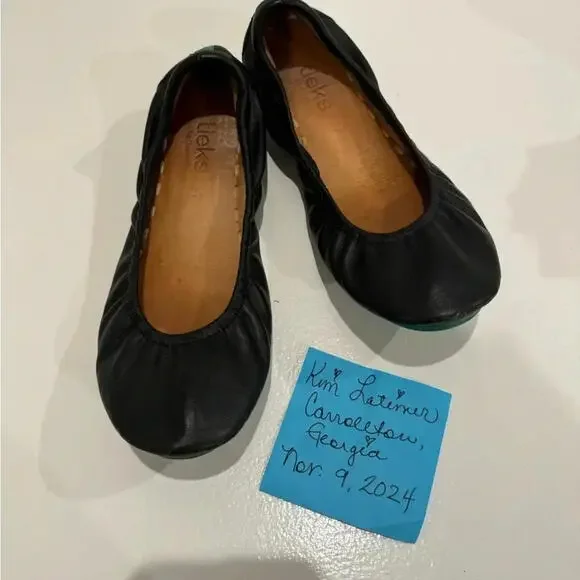 Tieks ballet flats size 6 Black - Picture 4 of 5